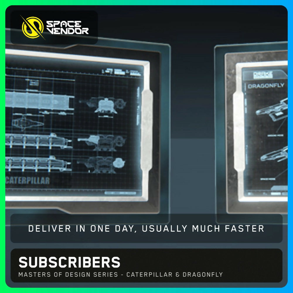 SUBSCRIBERS - Masters of Design Series - Caterpillar & Dragonfly