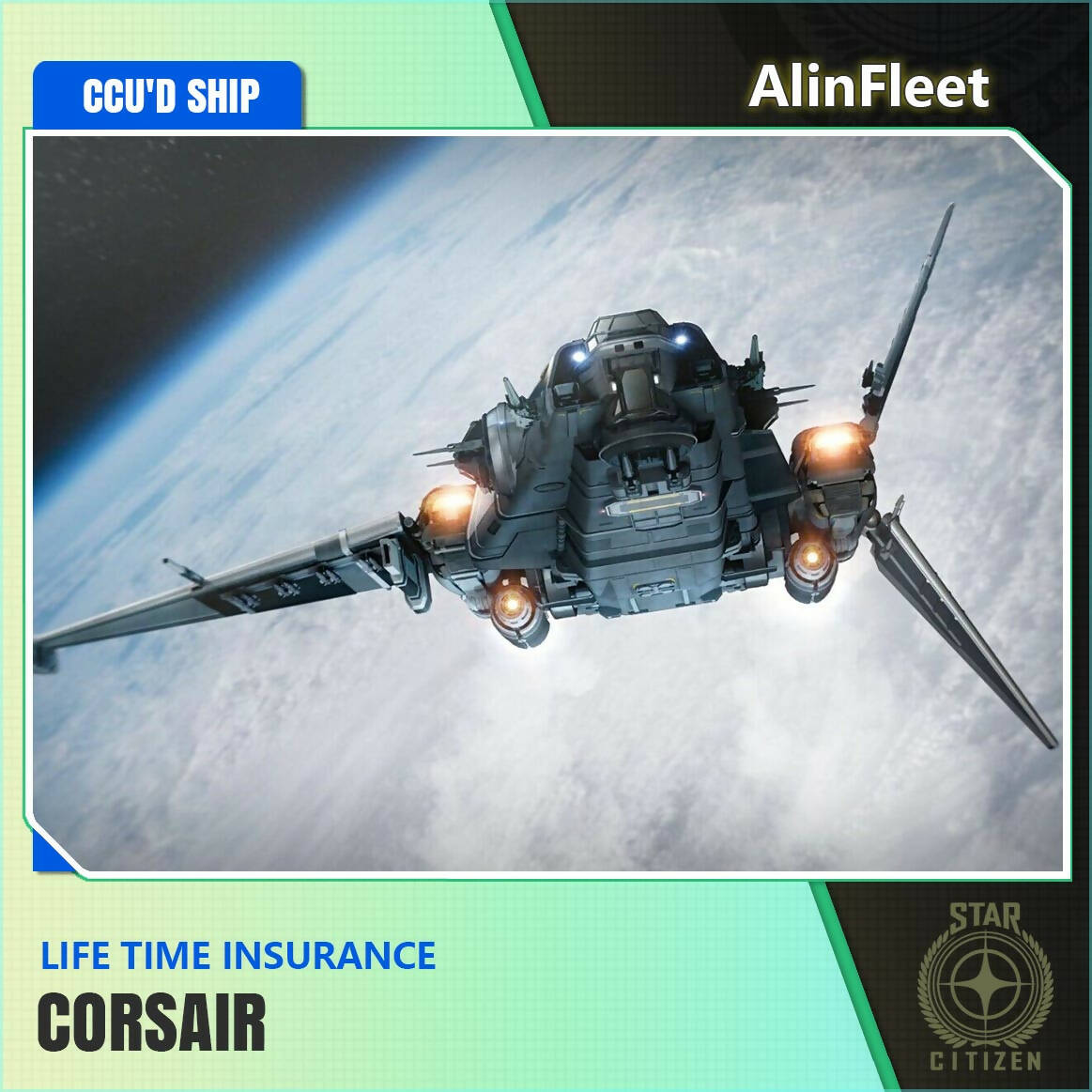 Corsair Best In Show - BIS 2953 - LTI Insurance - CCU'd Ship