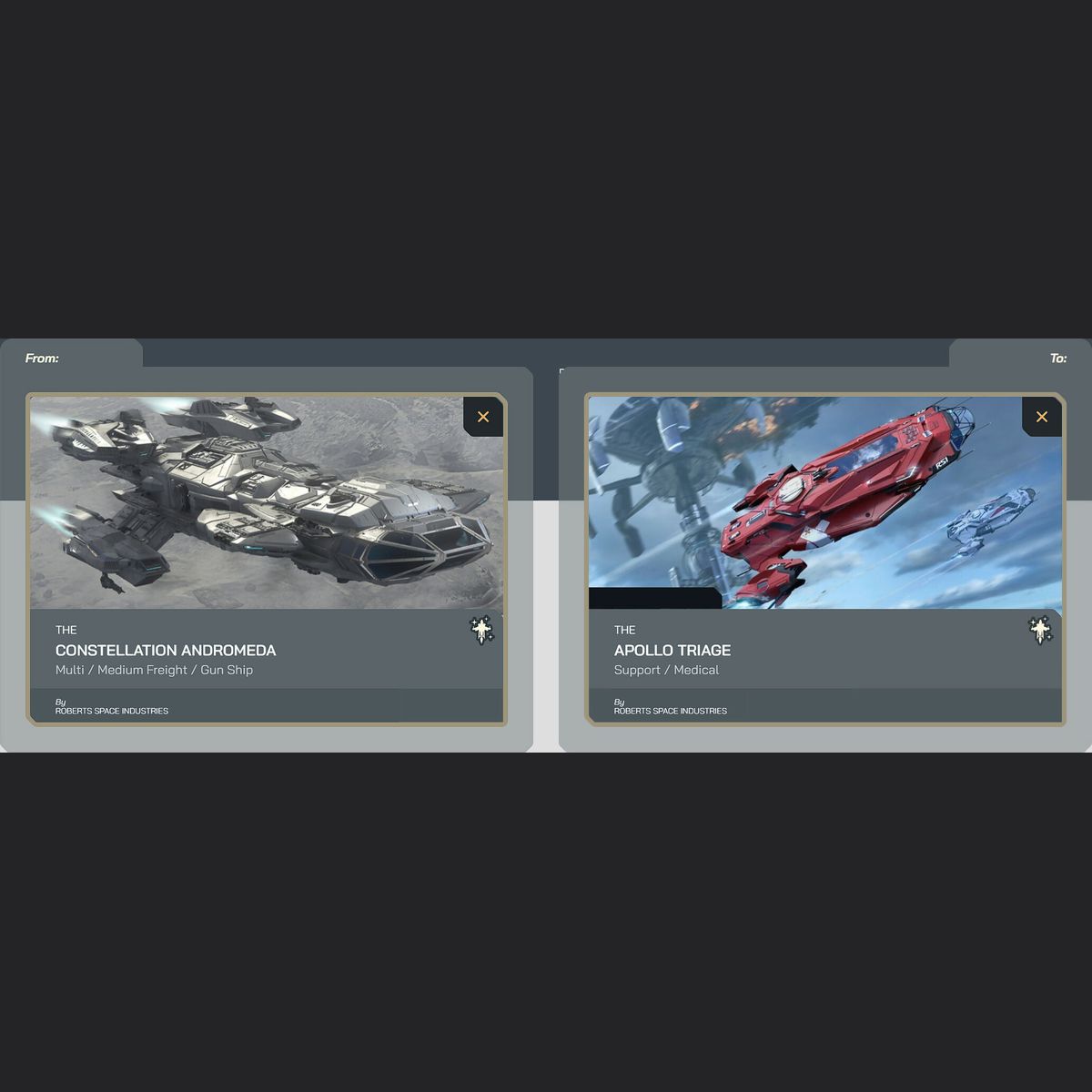 Constellation Andromeda to Apollo Triage