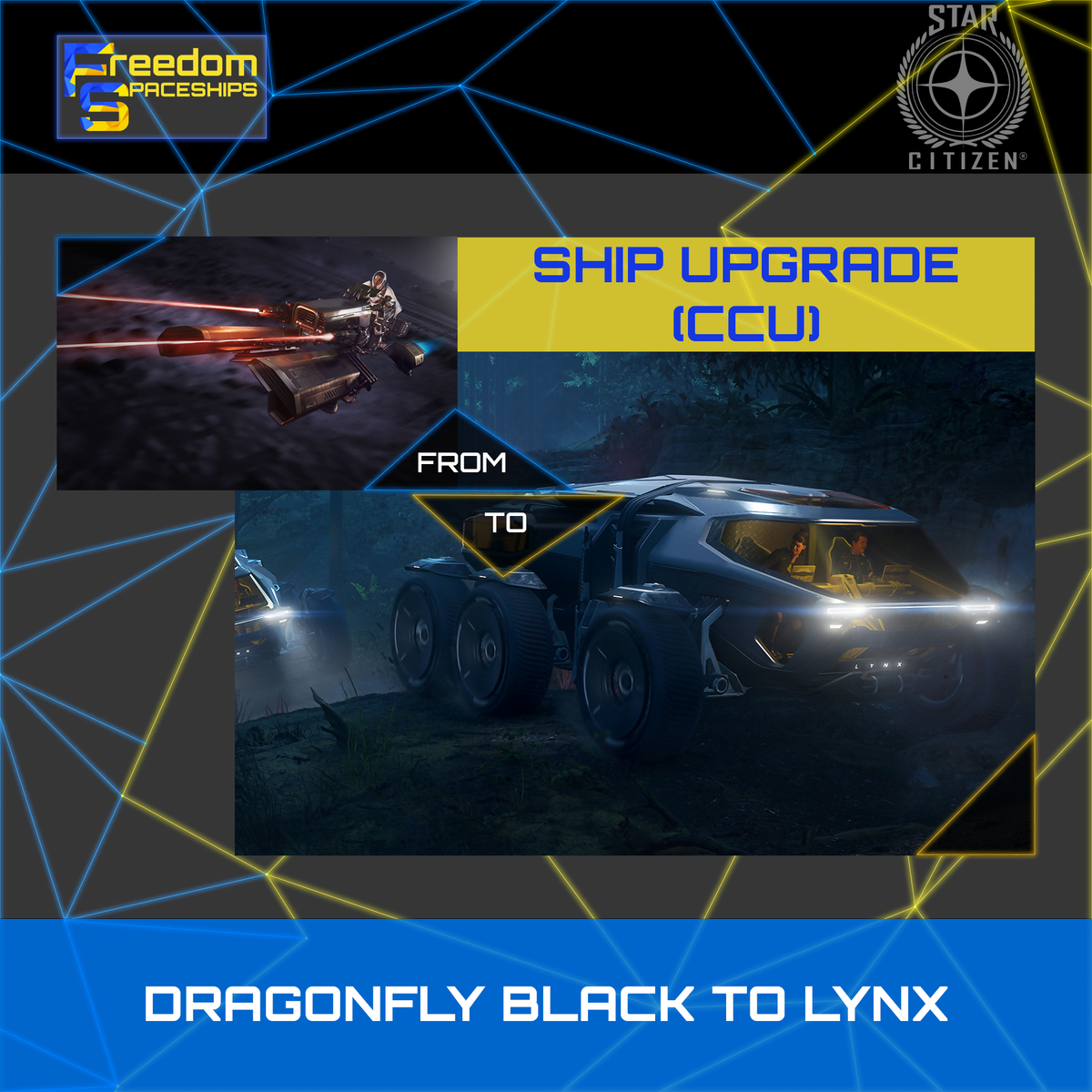 DRAGONFLY BLACK TO LYNX