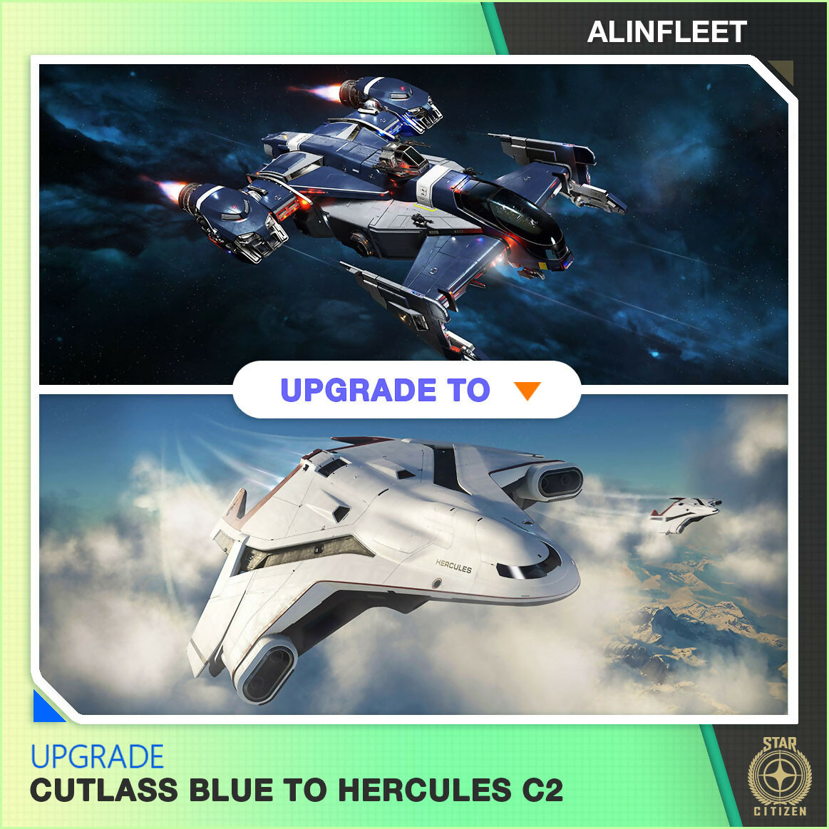 Upgrade - Cutlass Blue to C2 Hercules