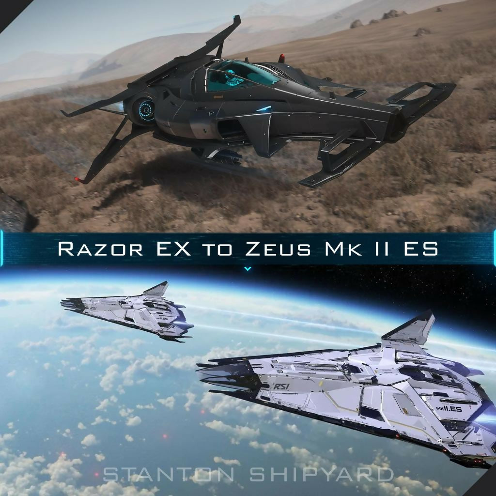 Upgrade Razor Picture Space-Foundry.com: Upgrade - Razor EX to Zeus Mk II ES