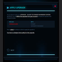 Load image into Gallery viewer, Upgrade - Blade to Stinger Warbond Edition 10y ins.