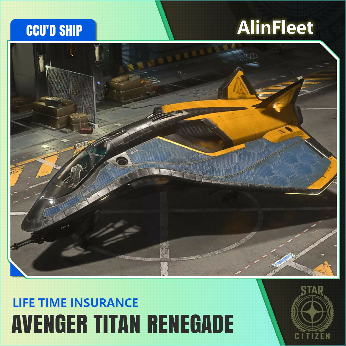 Avenger Titan Renegade - LTI Insurance - CCU'd Ship