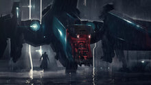 Load image into Gallery viewer, Hawk OC + Revel &amp; York Hangar + Model &amp; Poster - Original Concept | Space Foundry Marketplace.