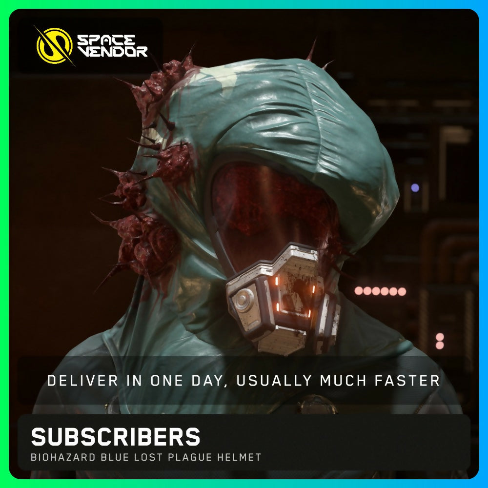 SUBSCRIBERS - Biohazard Blue Lost Plague Helmet
