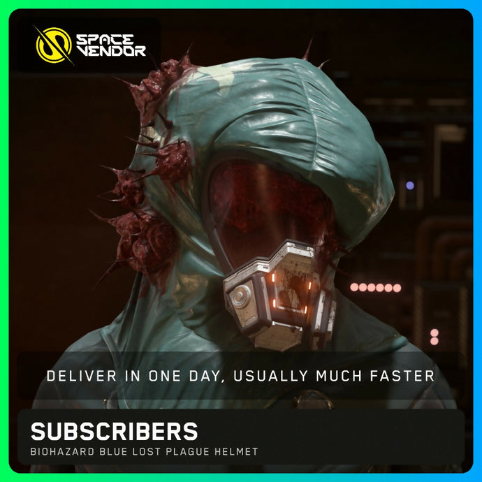 SUBSCRIBERS - Biohazard Blue Lost Plague Helmet