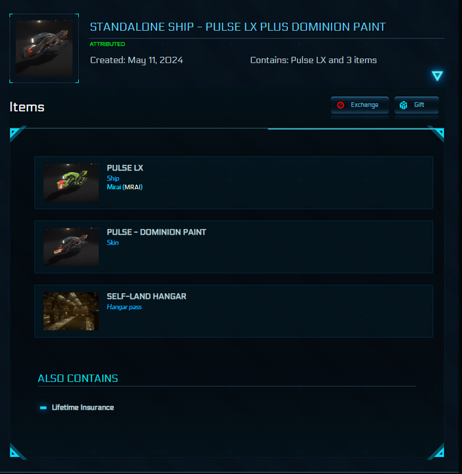 Standalone Ship - Pulse LX plus Dominion Paint LTI