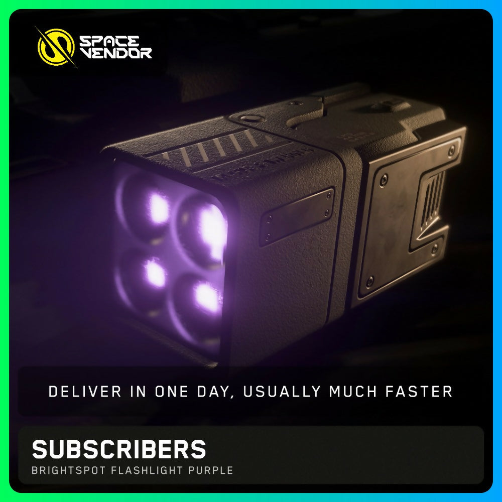 SUBSCRIBERS - Brightspot Flashlight Purple