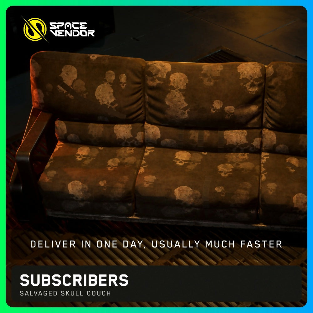 SUBSCRIBERS - Salvaged Skull Couch