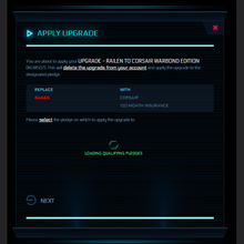 Load image into Gallery viewer, Upgrade - Railen to Corsair Warbond Edition 120m. | Space Foundry Marketplace.