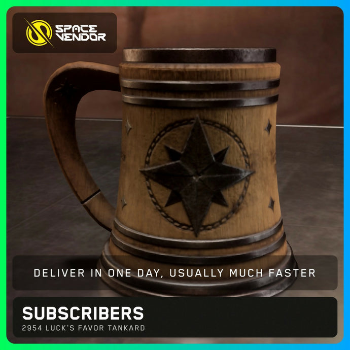 SUBSCRIBERS - 2954 Luck's Favor Tankard