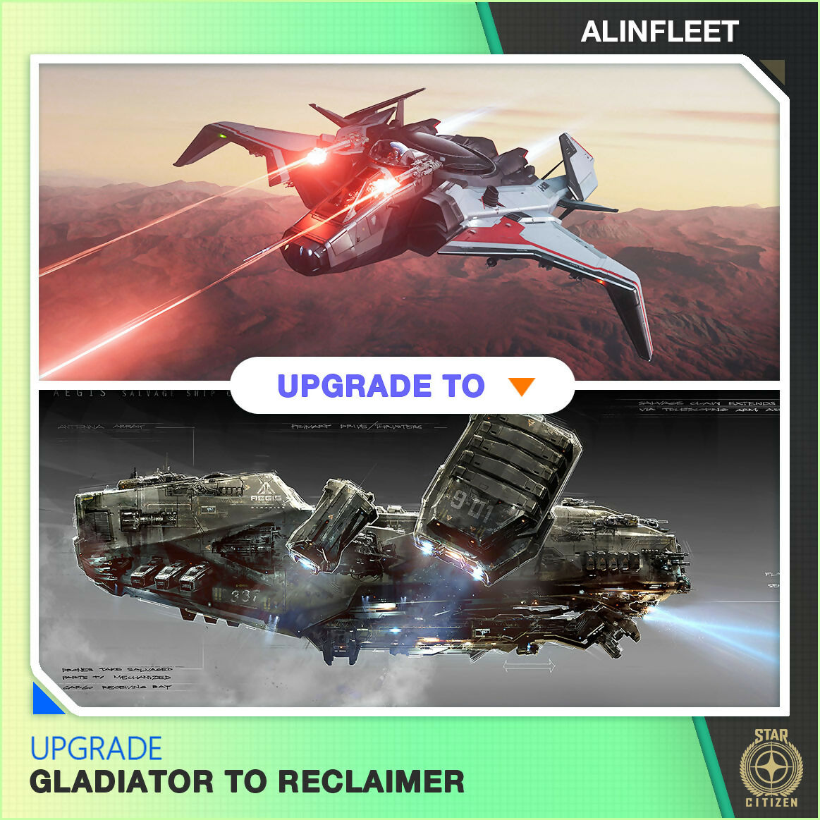 Upgrade - Gladiator to Reclaimer