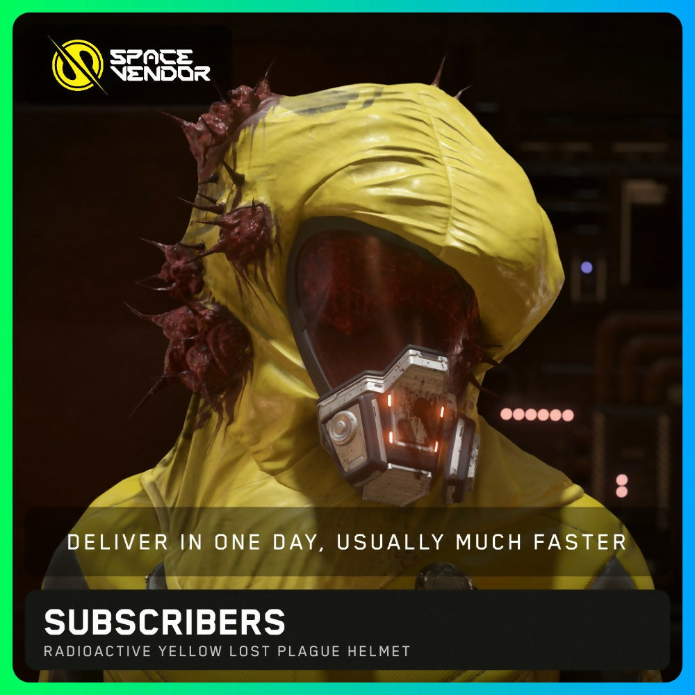 SUBSCRIBERS - Radioactive Yellow Lost Plague Helmet