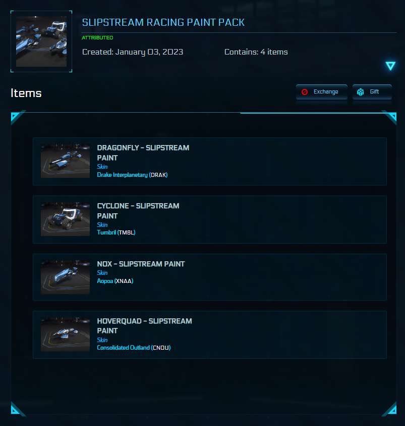 Slipstream Racing Paint Pack