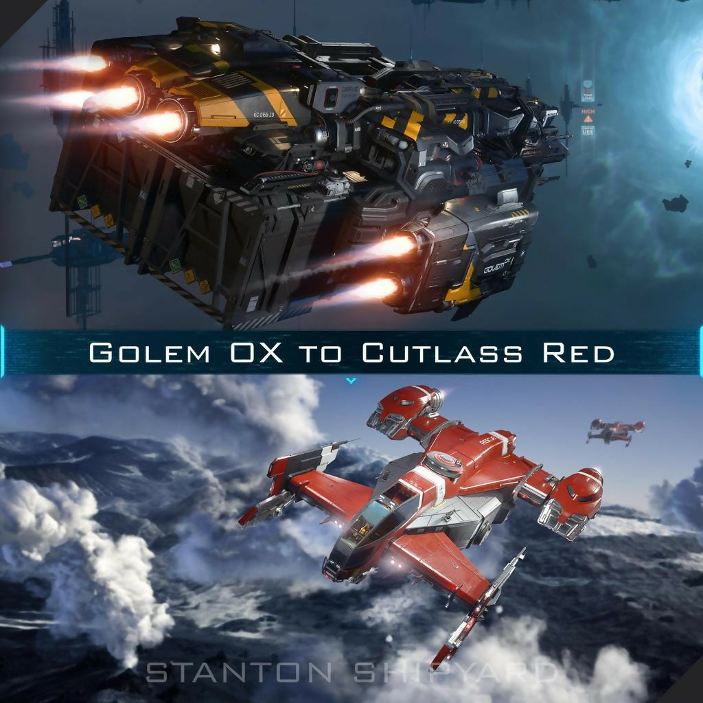 Upgrade - Golem OX to Cutlass Red