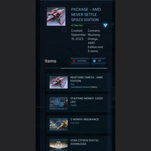 Load image into Gallery viewer, Mustang Omega PACKAGE - AMD NEVER SETTLE SPACE EDITION | Space Foundry Marketplace.