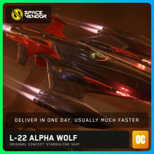 Load image into Gallery viewer, L-22 Alpha Wolf OC + Paint - Original Concept | Space Foundry Marketplace.
