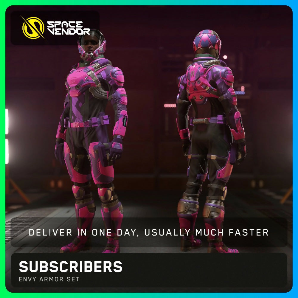 SUBSCRIBERS - Envy Armor Set