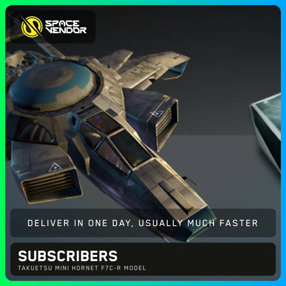 SUBSCRIBERS - Takuetsu Mini Hornet F7C-R Model