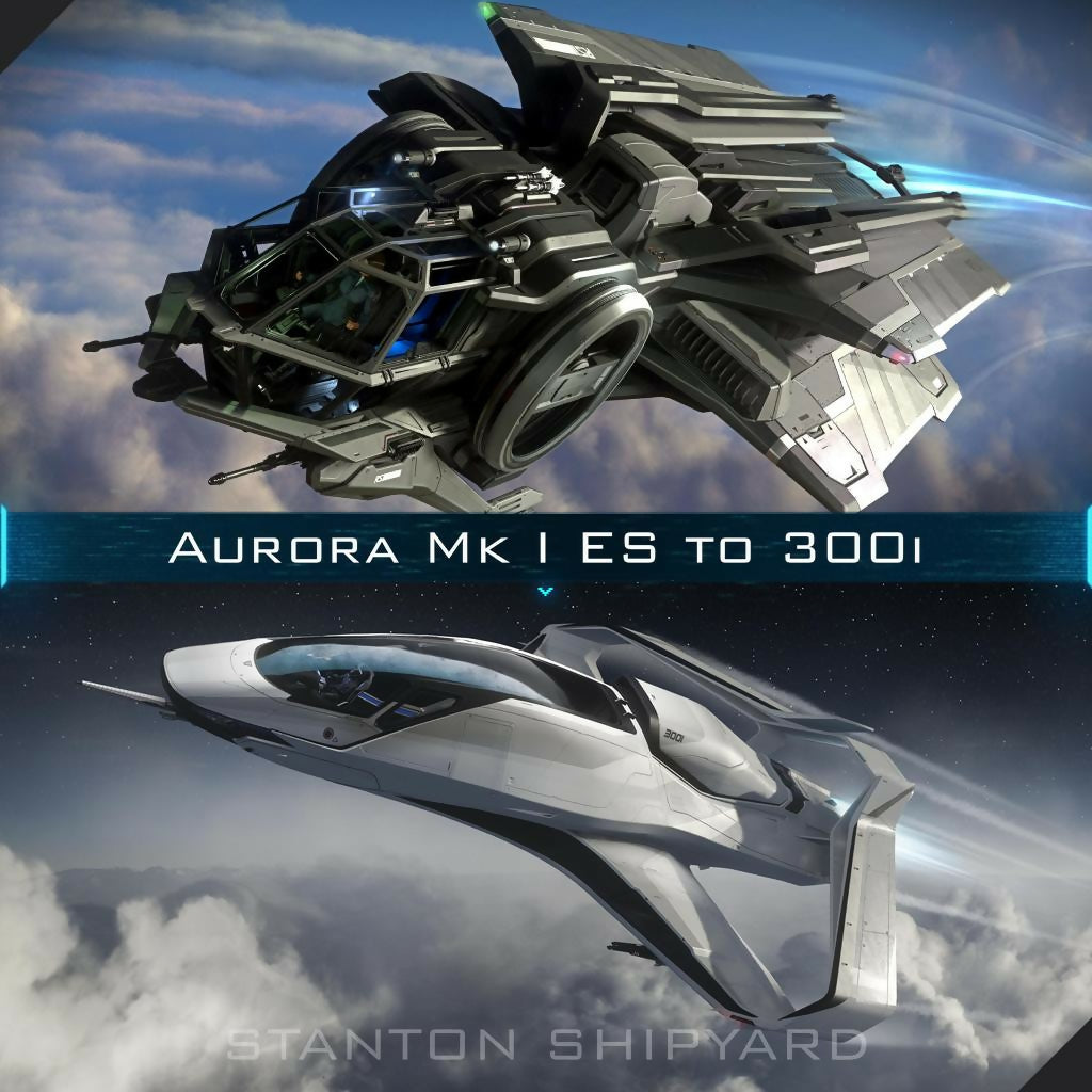 Upgrade - Aurora Mk I ES to 300i | Space Foundry Marketplace.