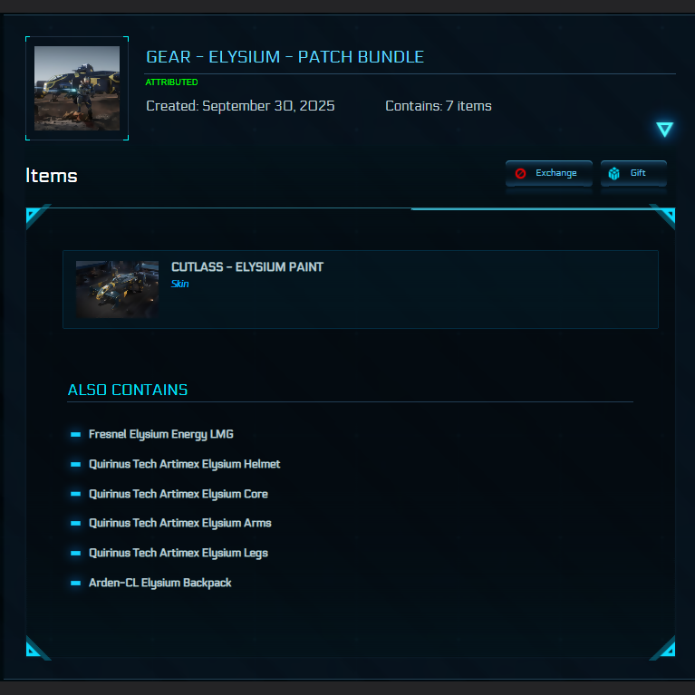 Pack Limité Star Citizen Elysium Patch Bundle – édition Limitée, Neuf Scellé, PEGI 12, PC