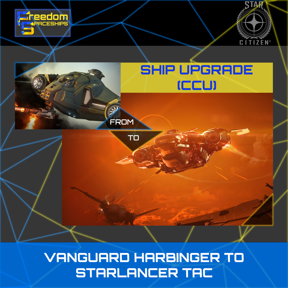 VANGUARD HARBINGER TO STARLANCER TAC