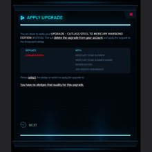 Load image into Gallery viewer, Upgrade - Cutlass Steel to Mercury Warbond Edition 120m ins. + name res | Space Foundry Marketplace.
