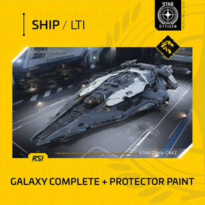 Rsi Galaxy + All 3 Modules + Protector Paint + Hangar - Lti - Original Concept OC