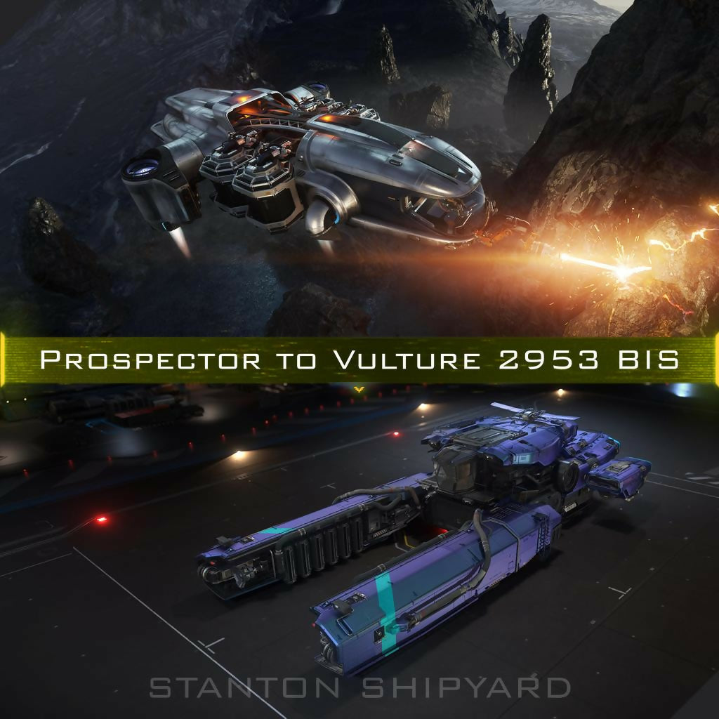 2953 BIS Upgrade - Prospector to Vulture + 10yr Insurance + Paint + Poster