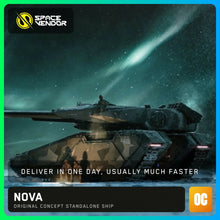 Load image into Gallery viewer, Nova Tank OC + UEE Army Poster &amp; Model &amp; Box - Original Concept | Space Foundry Marketplace.