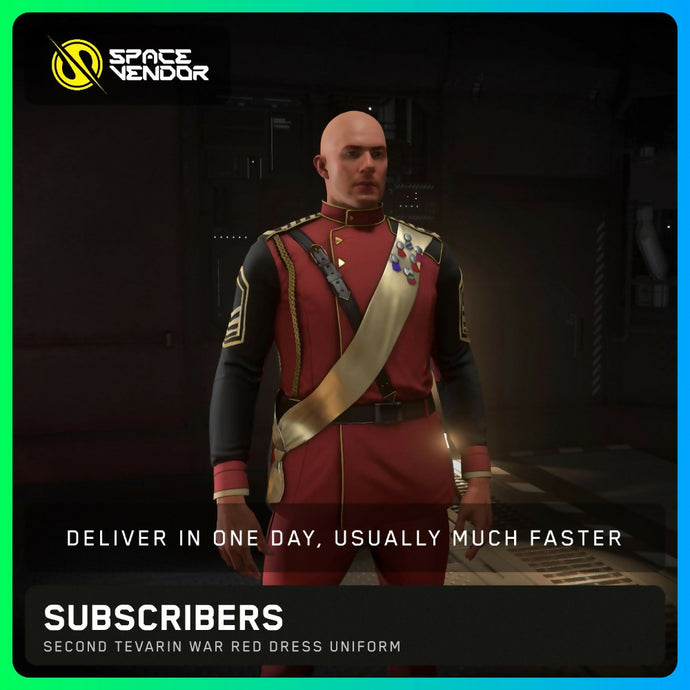 SUBSCRIBERS - Second Tevarin War Red Dress Uniform