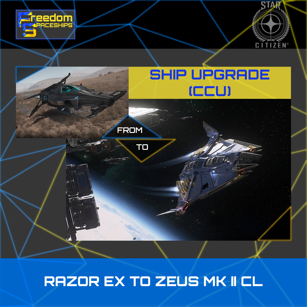 Star Citizen : Ship Upgrade To Razor EX - CCU (Cross-Chassis Upgrade) - Clé Digitale Neuve