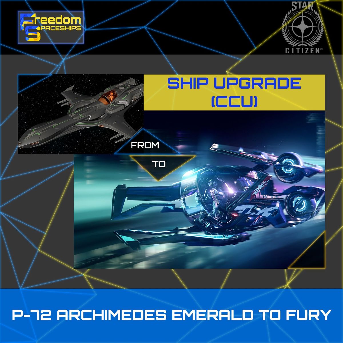 Upgrade - P-72 Archimedes Emerald to Fury LX