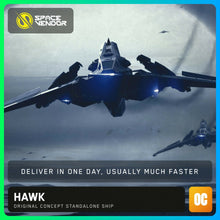 Load image into Gallery viewer, Hawk OC + Revel &amp; York Hangar + Model &amp; Poster - Original Concept | Space Foundry Marketplace.