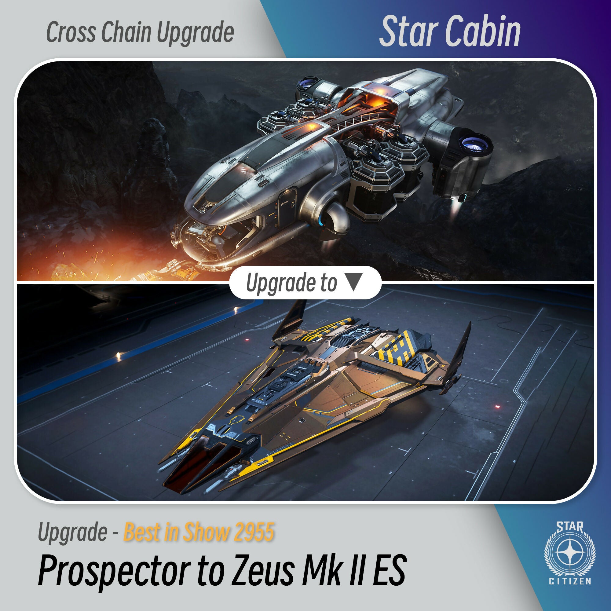 Prospector to Zeus Mk II ES BIS 2955 - Upgrade