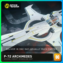 Load image into Gallery viewer, P-72 Archimedes OC + Model &amp; Poster - Original Concept | Space Foundry Marketplace.