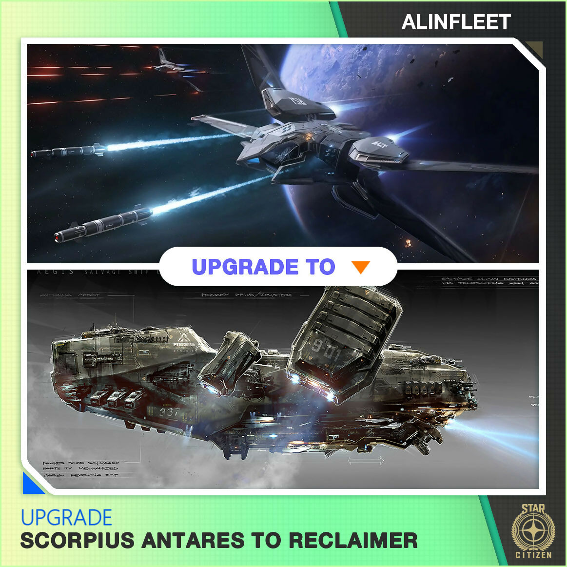 Upgrade - Scorpius Antares to Reclaimer