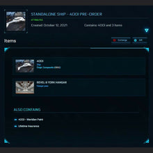 Load image into Gallery viewer, Standalone Ship - Lifetime Insurance (LTI) 400i Pre-Order &amp; Meridian Paint (Non CCU)