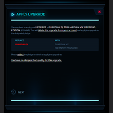 Load image into Gallery viewer, Upgrade - Guardian QI to Guardian MX Warbond Edition 10y ins.