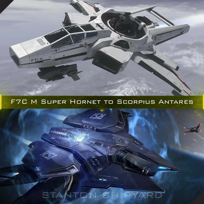 Upgrade - F7C-M Super Hornet to Scorpius Antares + 24 Months Insurance