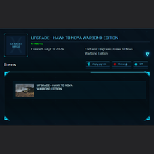 Load image into Gallery viewer, Upgrade - Hawk to Nova Warbond Edition