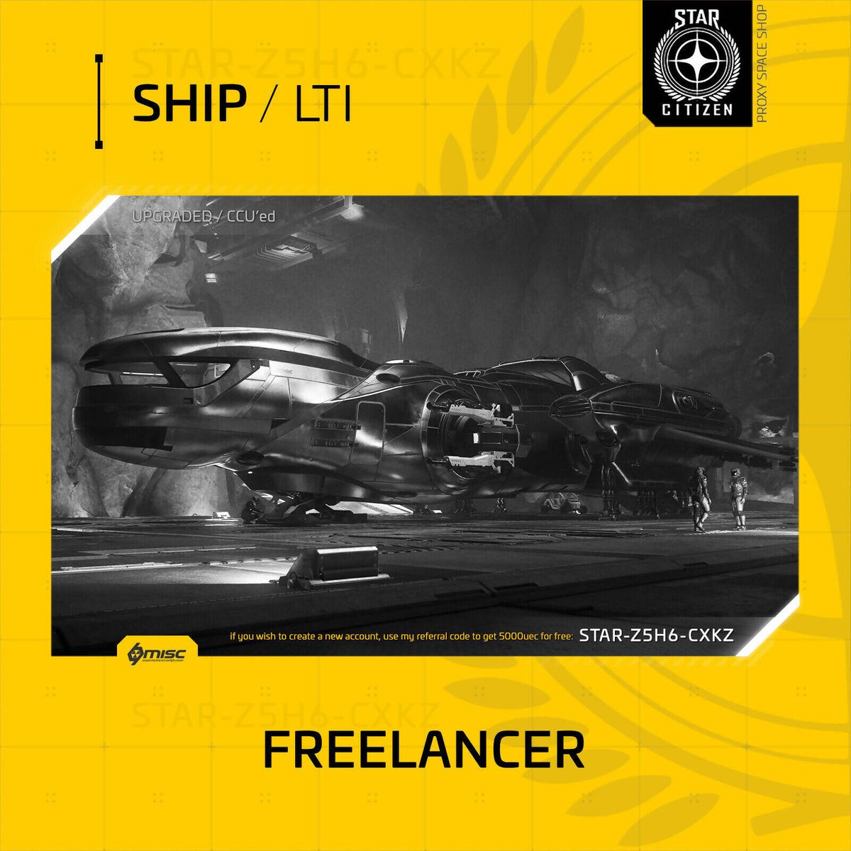 MISC Freelancer - LTI - (Lifetime Insurance) - CCU'd