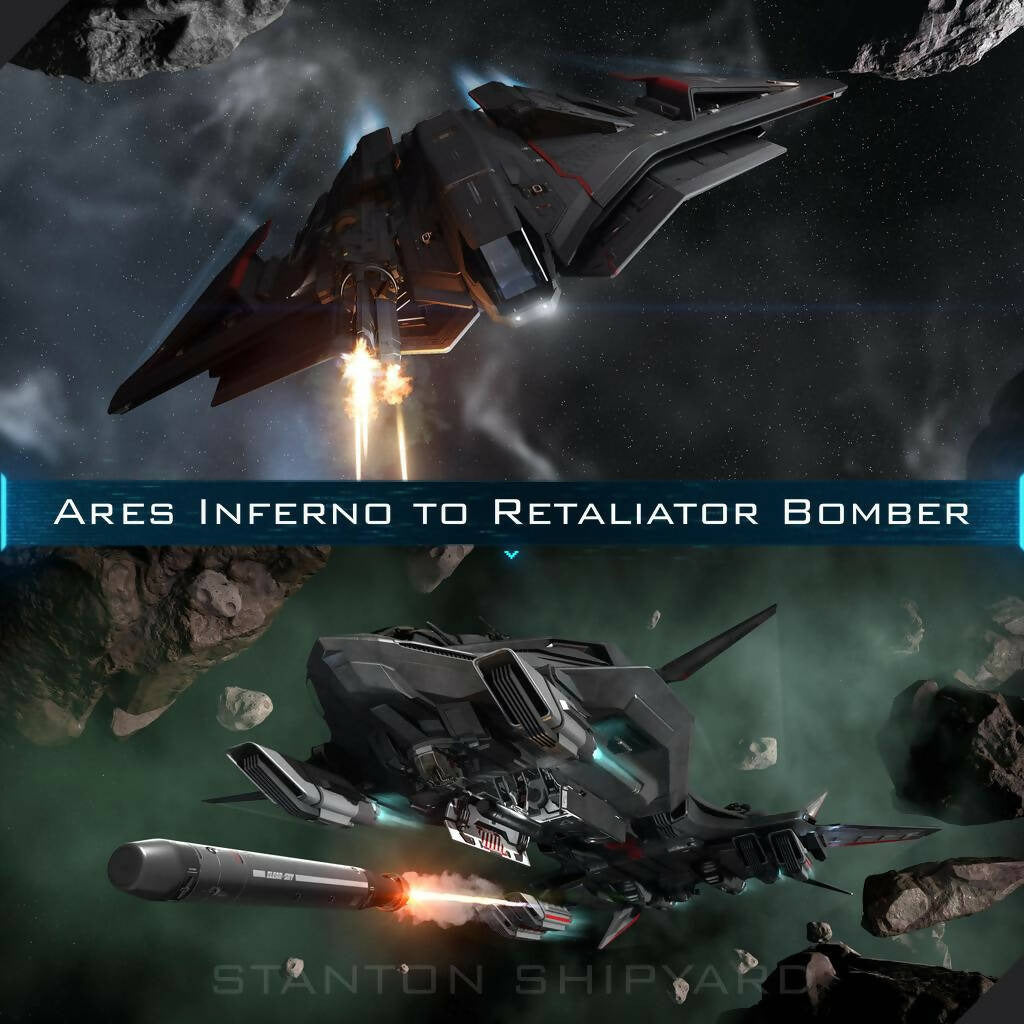 Upgrade - Ares Inferno to Retaliator Bomber