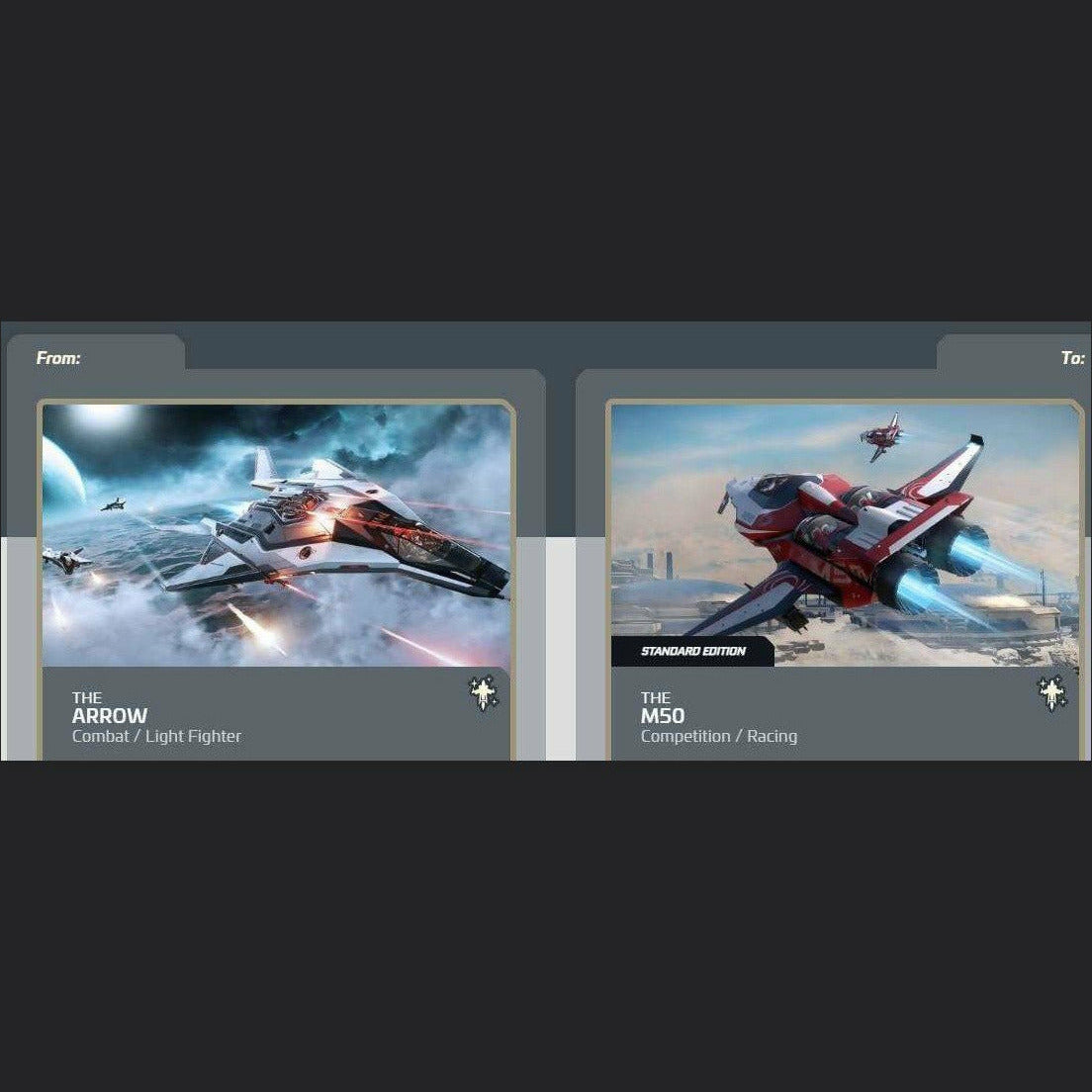 Arrow to M50 Standard Edition | Space Foundry Marketplace.