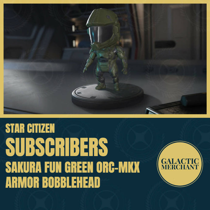 SUBSCRIBERS - Sakura Fun Green Orc-Mkx Armor Bobblehead