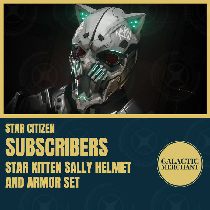 SUBSCRIBERS - Star Kitten Sally Helmet and Armor Set