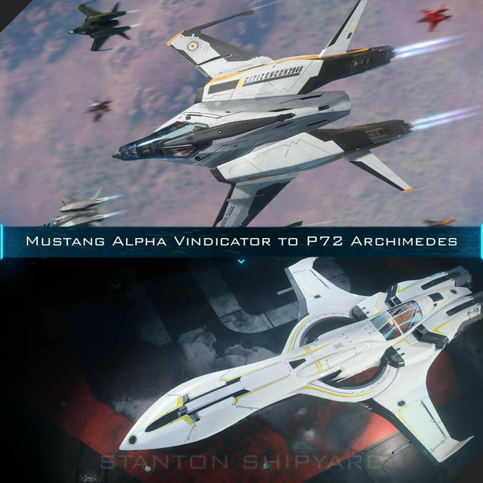 Upgrade - Mustang Alpha Vindicator to P-72 Archimedes