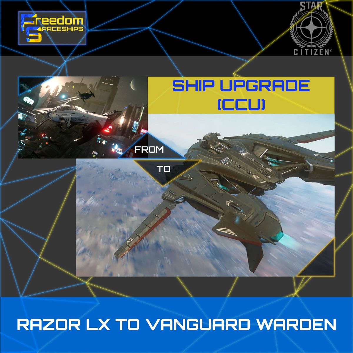 Upgrade - Razor LX to Vanguard Warden