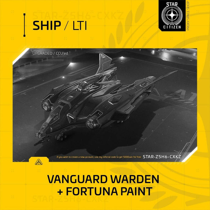Vanguard Warden + Fortuna Paint - LTI - (Lifetime Insurance) - CCU'd
